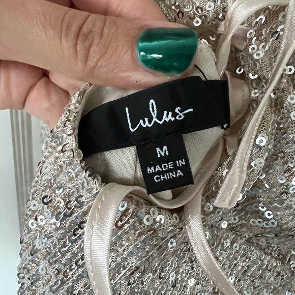 Lulus short sequin party dress - Picture 6 of 7